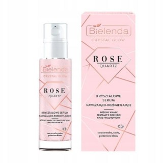 Bielenda Crystal Glow Rose Quartz crystal moisturizing and brightening Serum