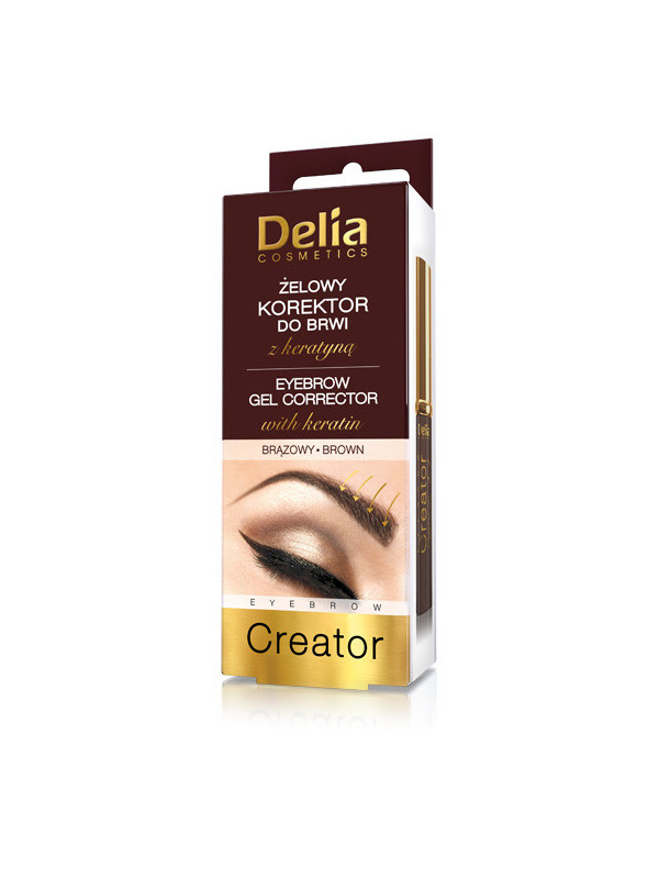 Delia Gel Eyebrow Corrector Brown 7 ml