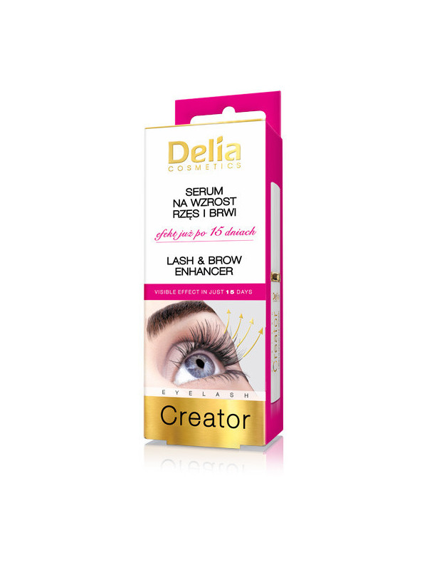 Delia Serum voor de groei van wimpers en wenkbrauwen 7 ml