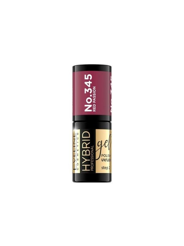 Eveline Hybrid Professional Hybrid varnish /345/ Red Passion 5 ml