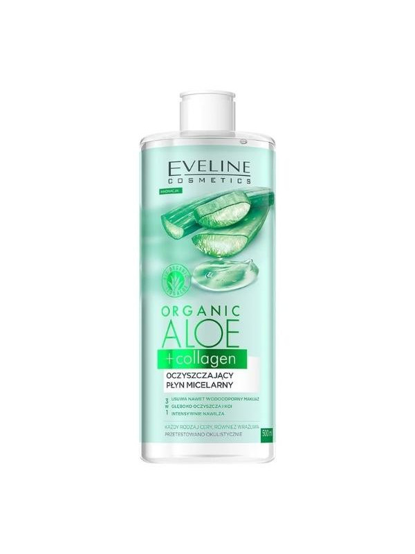 Eveline Organic Aloe + Collageen Reinigende Micellaire Vloeistof 400 ml