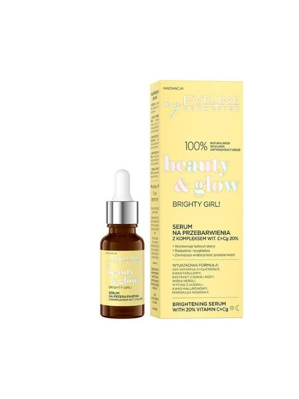 Eveline Beauty & Glow Serum against discolorations with vitamin C + Cg complex 20%