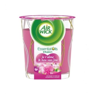 Airwick Pink Sweet Pea Scented Candle 105g