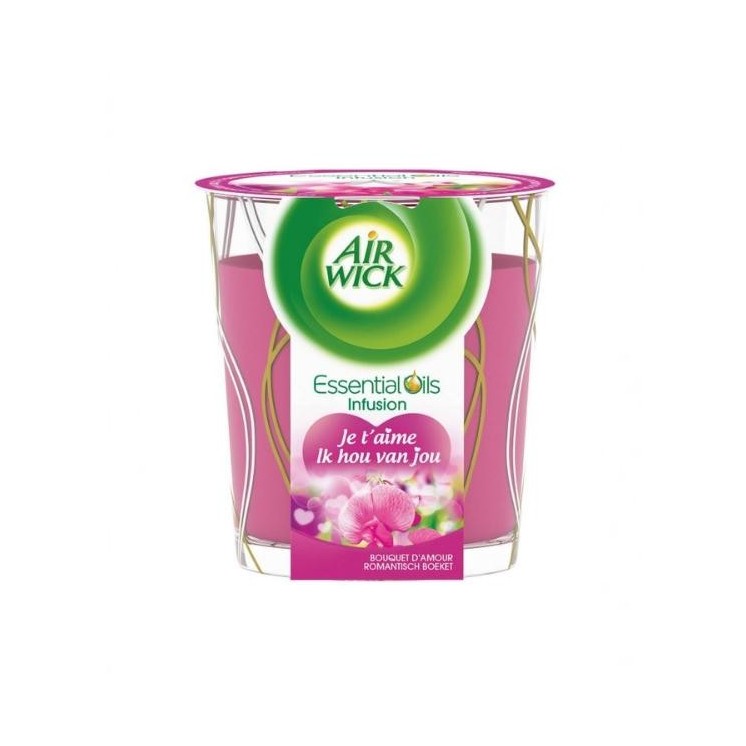 Airwick Pink Sweet Pea geurkaars 105 gr