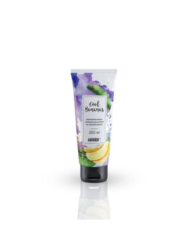 Anwen Cool Bananas banaan Kleur verkoelend masker voor blond haar 200 ml