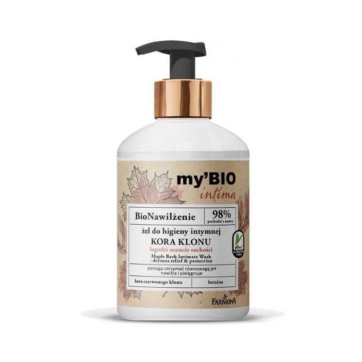 Farmona my'BIO Intima BioHydration Maple Bark Gel voor intieme hygiëne