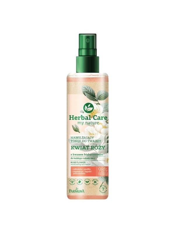 Farmona Herbal Care hydraterende gezichtstonic Rose Flower met hyaluronzuur