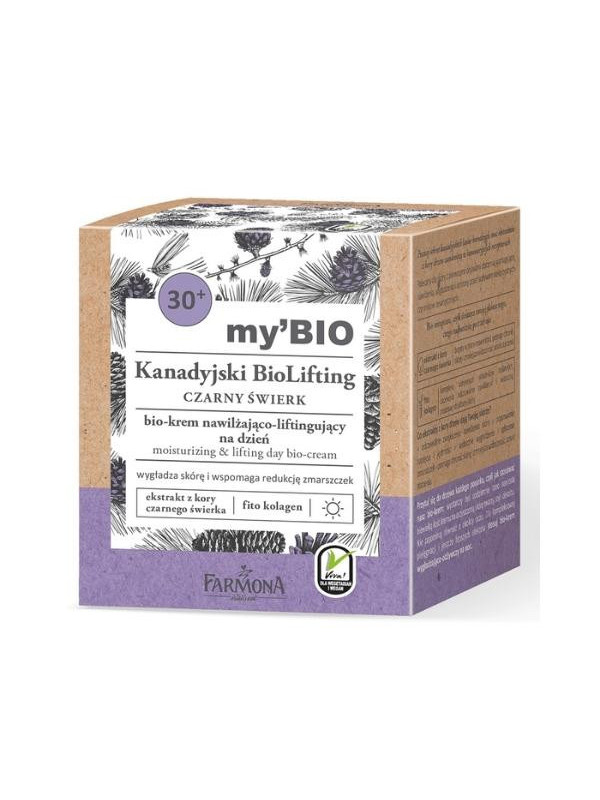 Farmona my'BIO Canadian BioLifting 30+ Black Spruce Bio-hydraterende en liftende dagcrème 50ml