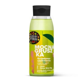 Farmona Tutti Frutti Sterke Peer Verstevigende Bad- en Doucheolie Peer en Gember + Detox Shot Mg 400 ml