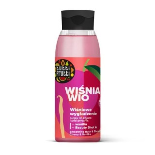 Farmona Tutti Frutti Wiśnia Wio smoothing Bath and Shower Oil Cherry and Vanilla + Beauty Shot A