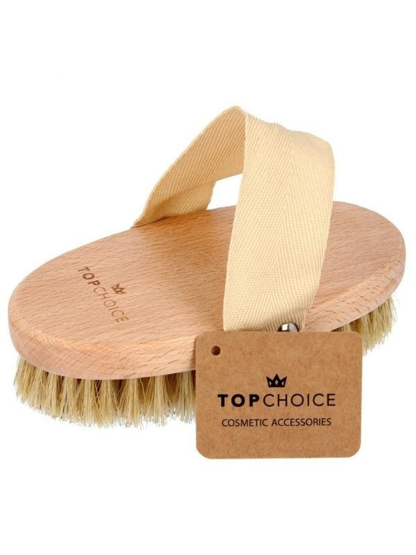 Top Choice Dry body massage brush 1 piece