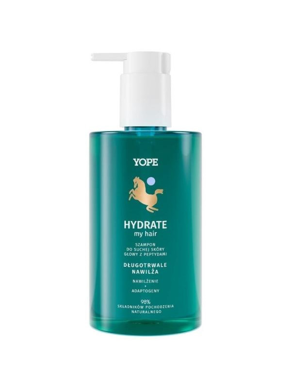 YOPE Hydrate My Hair Shampoo for dry scalp with peptides