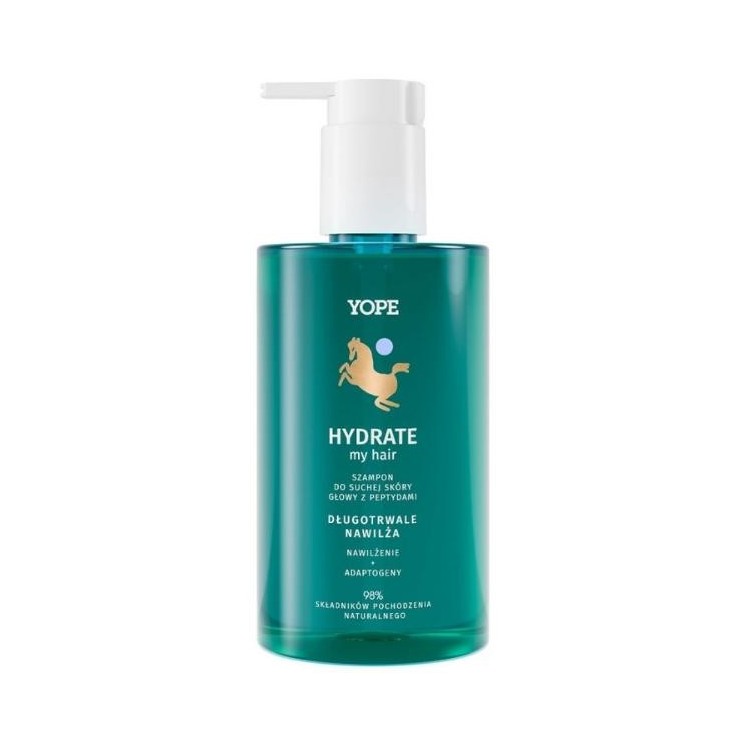 YOPE Hydrate My Hair Shampoo for dry scalp with peptides