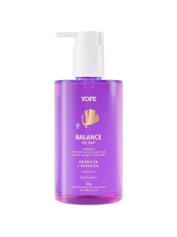 YOPE Balance My Hair Shampoo voor de vette hoofdhuid met zuren