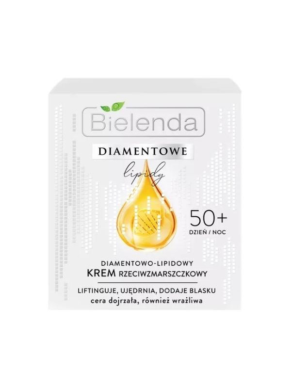 Bielenda Diamentowe Lipidy diamant-lipid anti-rimpelcrème 50+ dag/nacht