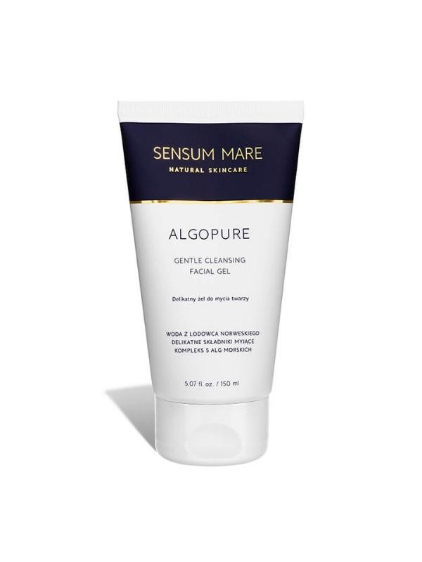 Sensum Mare Algopure gentle face wash gel with a complex of 5 sea algae and water from the Norwegian glacier