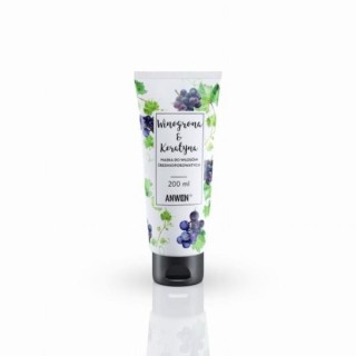 Anwen Masker voor medium poreus haar Druiven en Keratine 200 ml