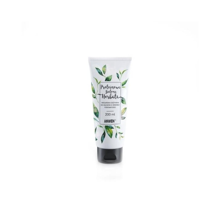 Anwen Conditioner voor medium poreus haar Protein Green Tea 200 ml