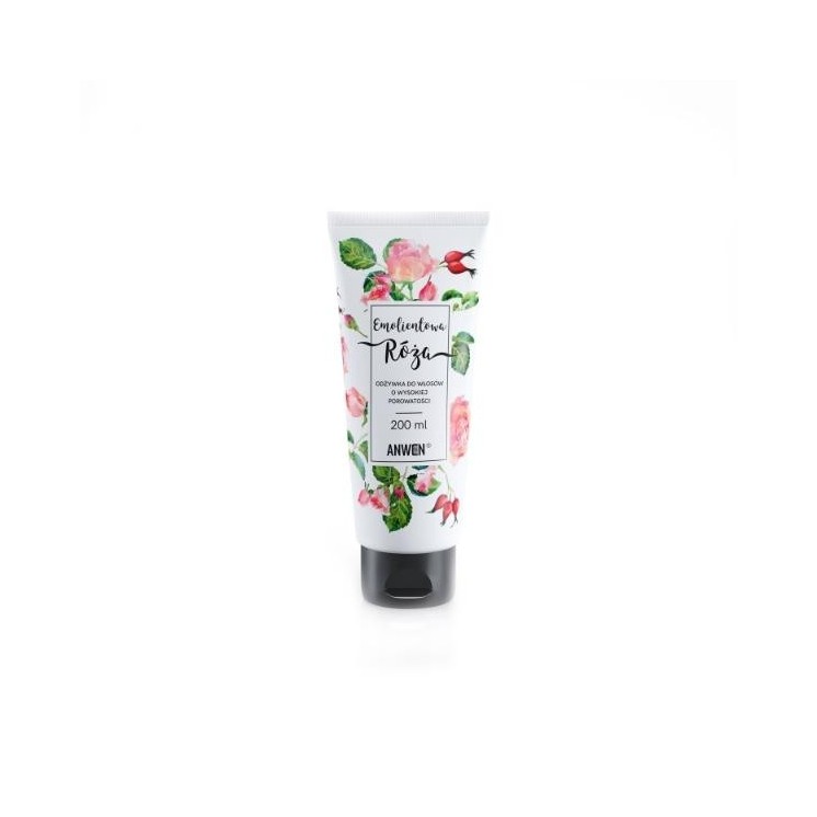 Anwen High Porosity Hair Conditioner Emollient Rose 200 ml