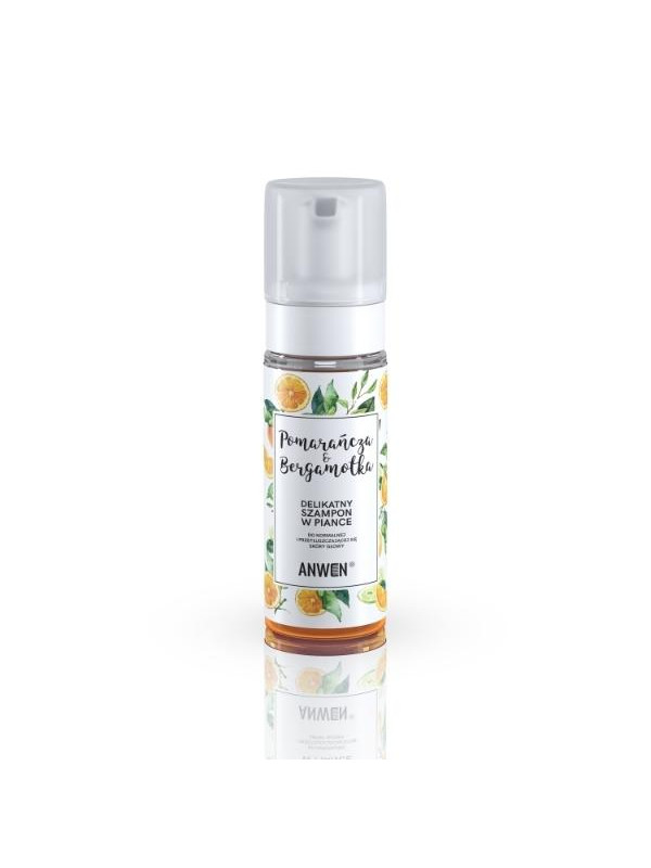 Anwen Foam shampoo for normal and oily scalp Orange and Bergamot 170 ml