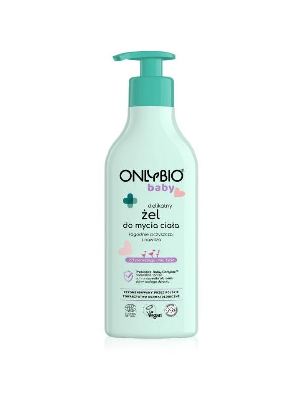 ONLYBIO Baby delicate body wash gel from the first day of life 300 ml