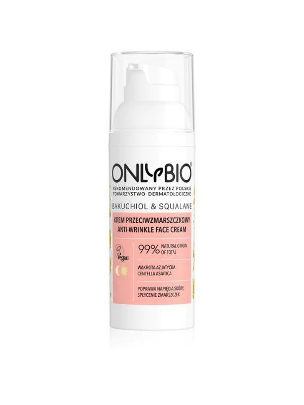 ONLYBIO Bakuchiol&Skwalan Anti-rimpel gezichtscrème 50 ml