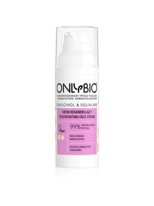 ONLYBIO Bakuchiol&Skwalan Regenerating face cream 50 ml