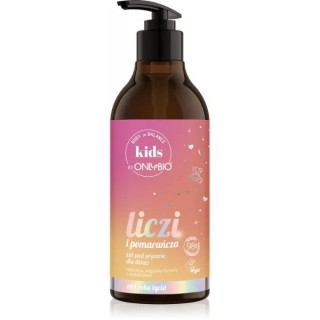 ONLYBIO Body in Balance Kids Body wash gel for children Lychee and Orange 400 ml