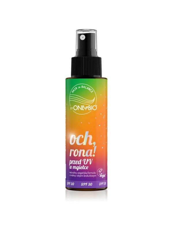 ONLYBIO Hair in Balance UV Protection Mist protects your hair