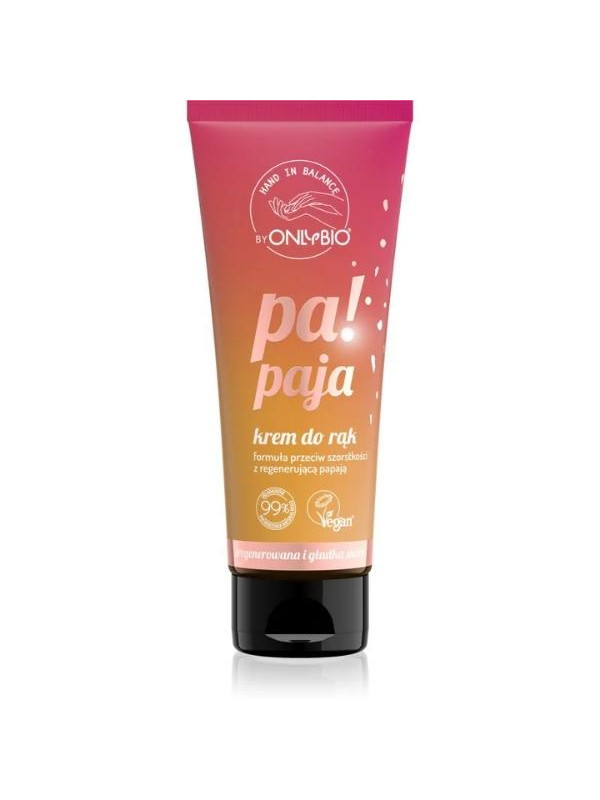 ONLYBIO Hand in Balance Handcreme tegen ruwheid Papaya 50 ml