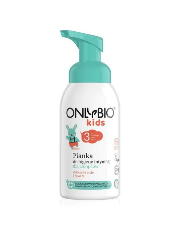 ONLYBIO Kids Foam for intimate hygiene for boys from the age of three 300 ml