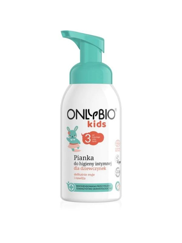 ONLYBIO Kids Foam for intimate hygiene for girls from the age of three 300 ml