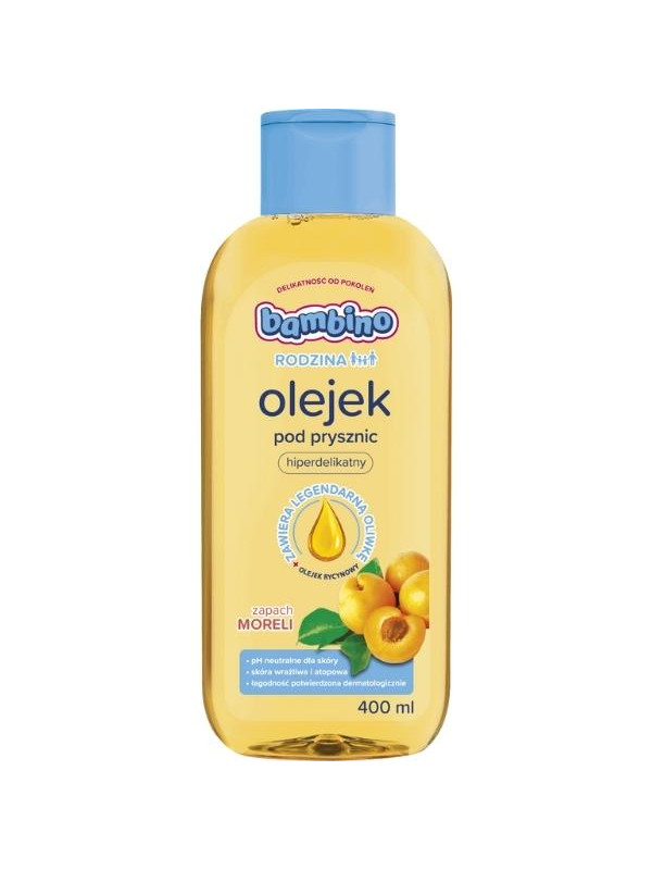 Bambino Family Doucheolie met abrikozengeur 400 ml