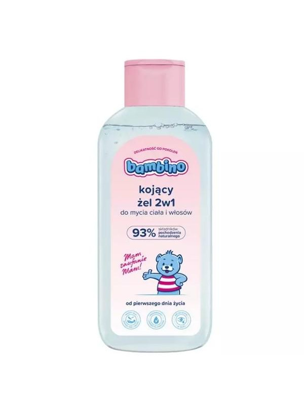 Bambino Verzachtende Gel 2in1 voor het wassen van lichaam en haar 400 ml