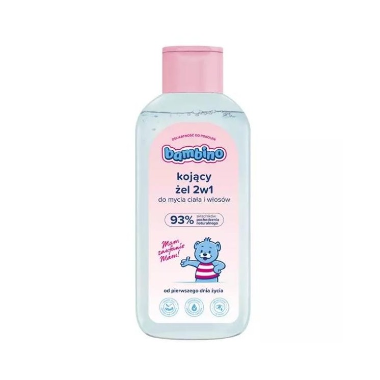 Bambino Verzachtende Gel 2in1 voor het wassen van lichaam en haar 400 ml