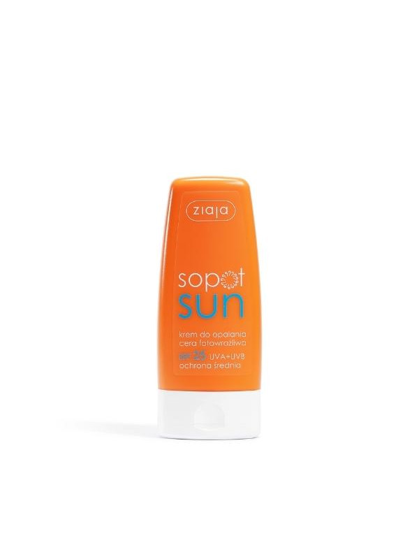 Ziaja Sopot zonnebrandcrème voor de lichtgevoelige huid SPF25 UVA+UVB medium bescherming 60 ml