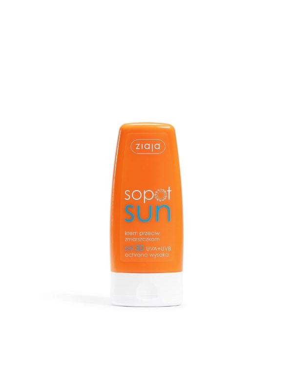 Ziaja Sopot Sun anti-rimpelcrème SPF30 UVA + UVB hoge bescherming 60 ml