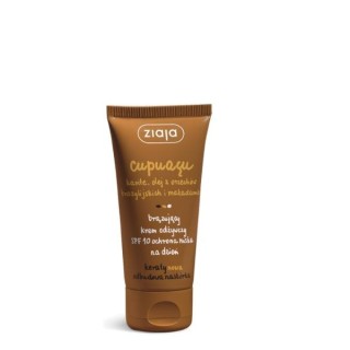 Ziaja Cupuacu bronzing Voedende gezichtscrème SPF10 lage bescherming voor de dag 50 ml