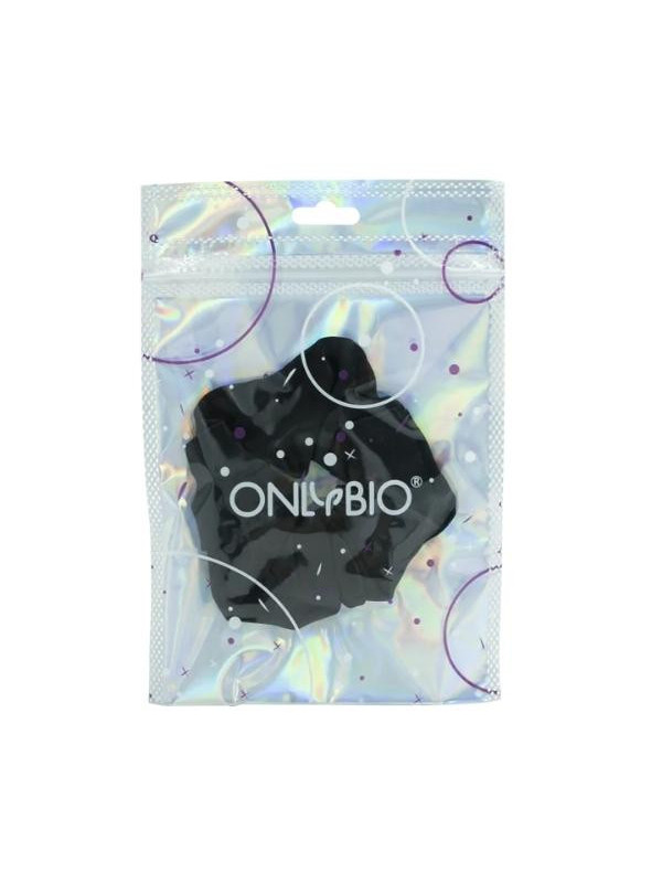 ONLYBIO Hair in Balance Silk hair elastic - black 1 piece