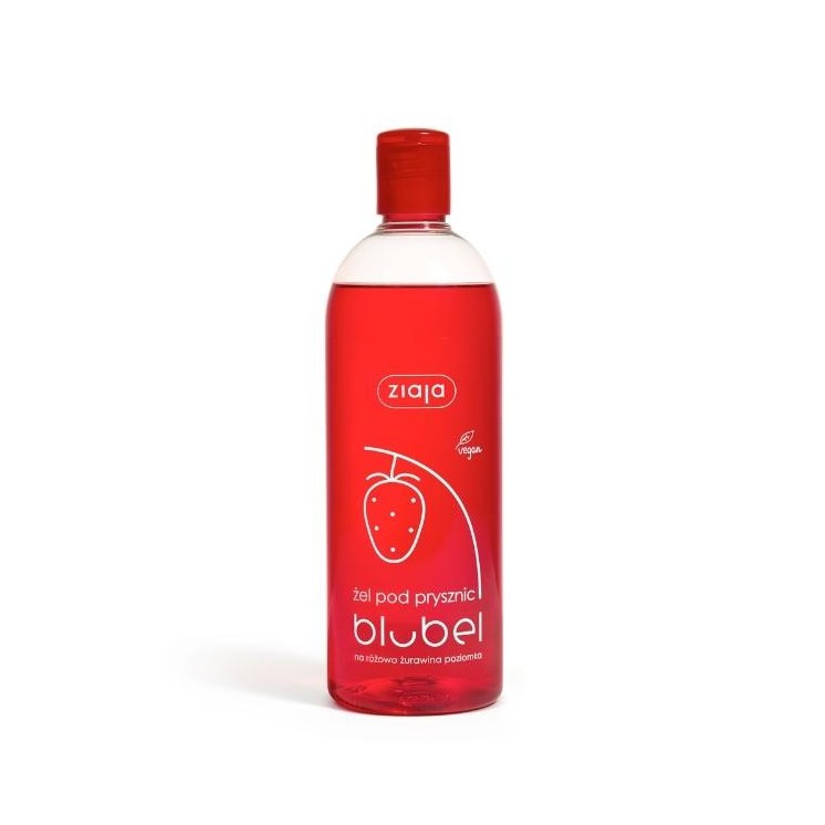 Ziaja Blubel Shower Gel Cranberry Strawberry 500 ml