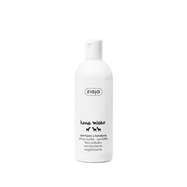 Ziaja Geitenmelkshampoo met keratine 400 ml