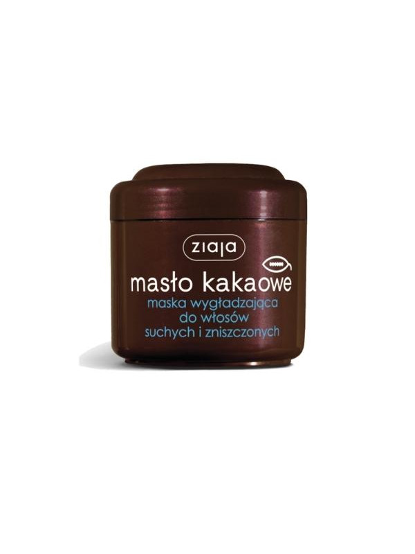 Ziaja Cacaoboter gladmakend masker voor droog en beschadigd haar 200 ml