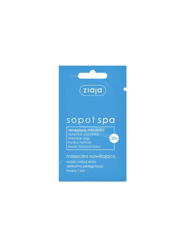 Ziaja Sopot Spa Hydraterend gezichtsmasker voor alle huidtypes 7 ml