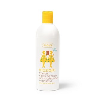 Ziaja Maziajki Shampoo + Washing liquid cookie-vanilla ice cream 400 ml