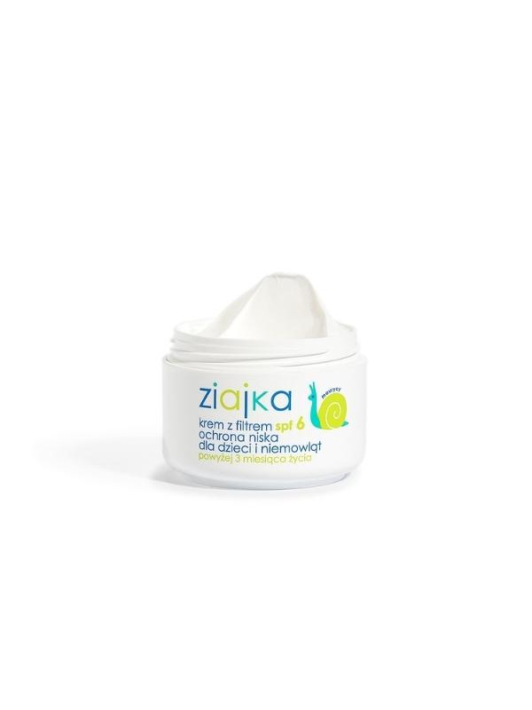 Ziaja Ziajka Cream with SPF6 low protection for children and babies 50 ml