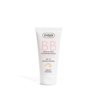 Ziaja BB actieve gezichtscreme tegen oneffenheden voor de normale, droge en gevoelige huid SPF15 naturel tint 50 ml