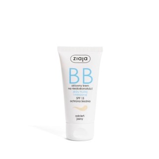 Ziaja BB active face cream against imperfections for oily and combination skin SPF15 light shade 50 ml