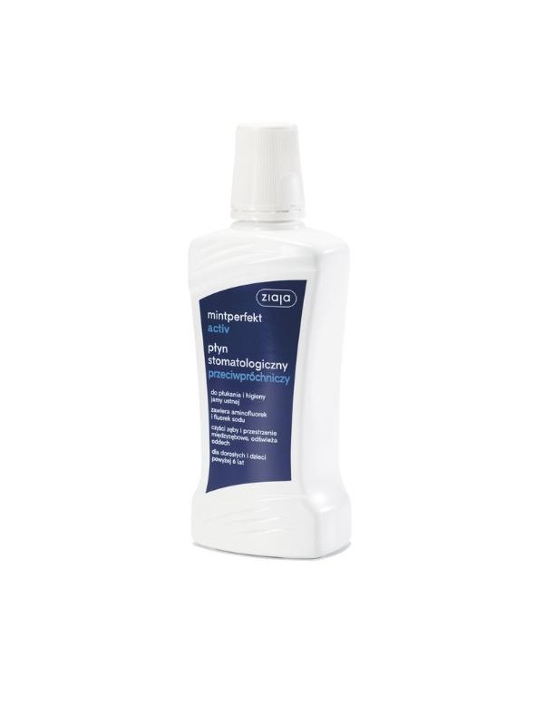 Ziaja Mintperfect Activ Anti-caries dental liquid 500 ml