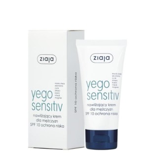 Ziaja Yego Sensitiv hydraterende gezichtscrème SPF10 lage bescherming 50 ml