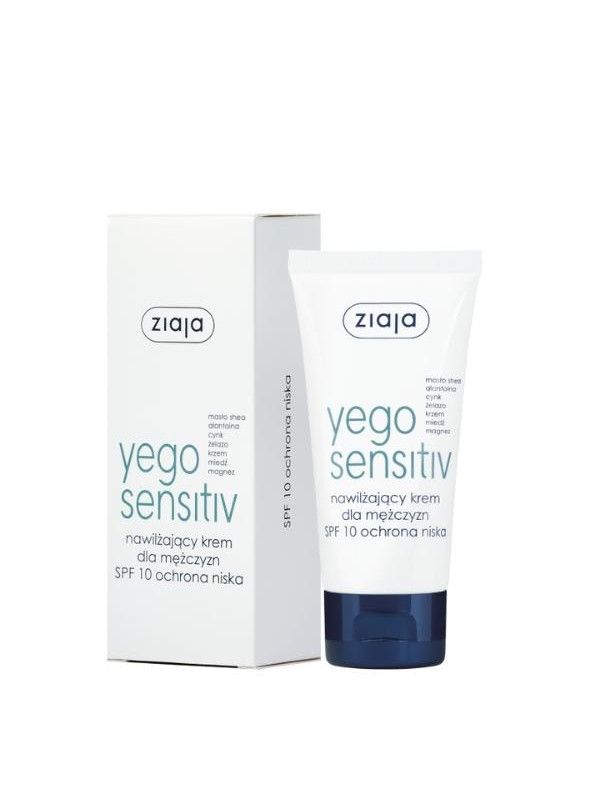 Ziaja Yego Sensitiv moisturizing face cream SPF10 low protection 50 ml